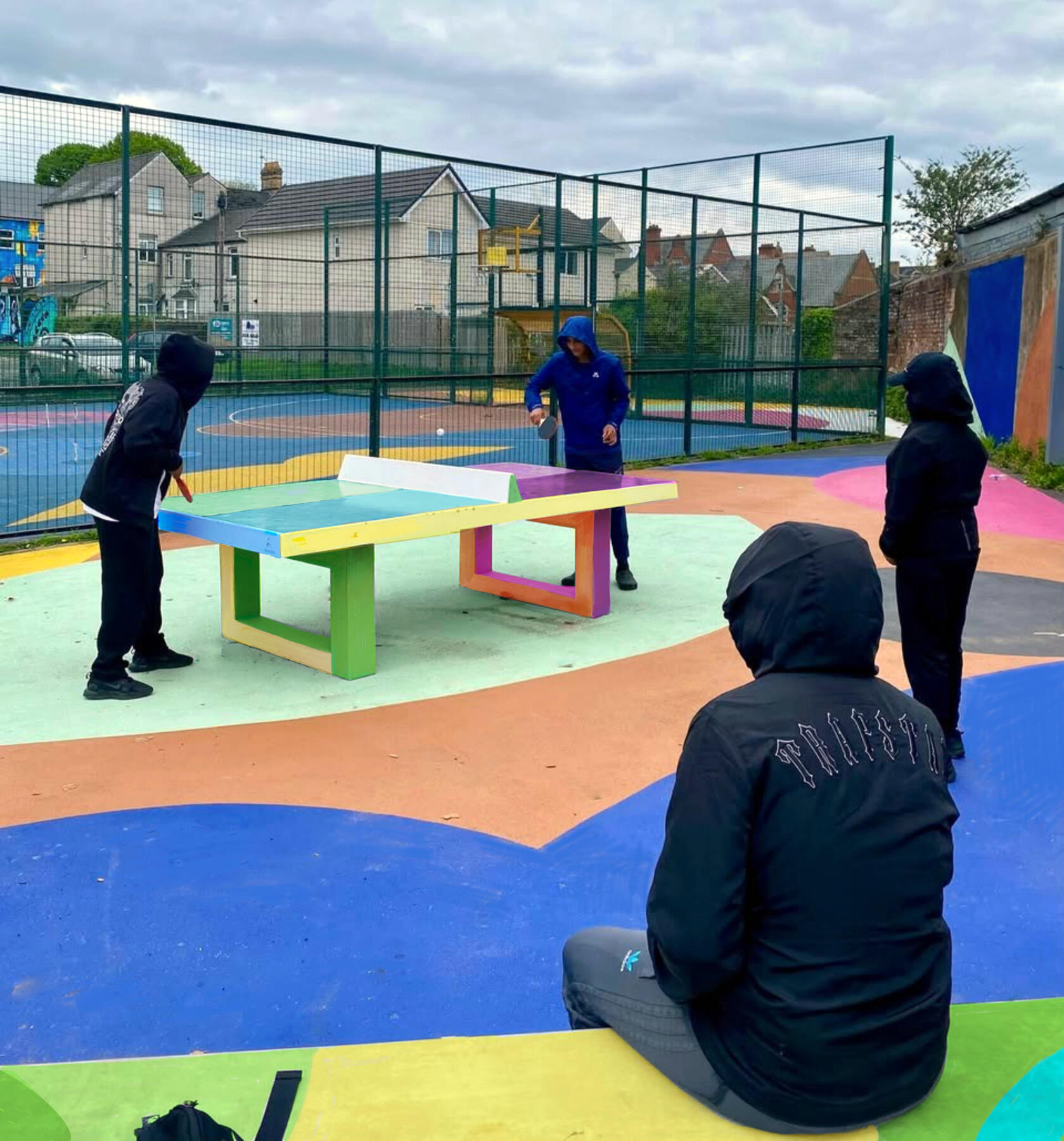 Concrete table tennis